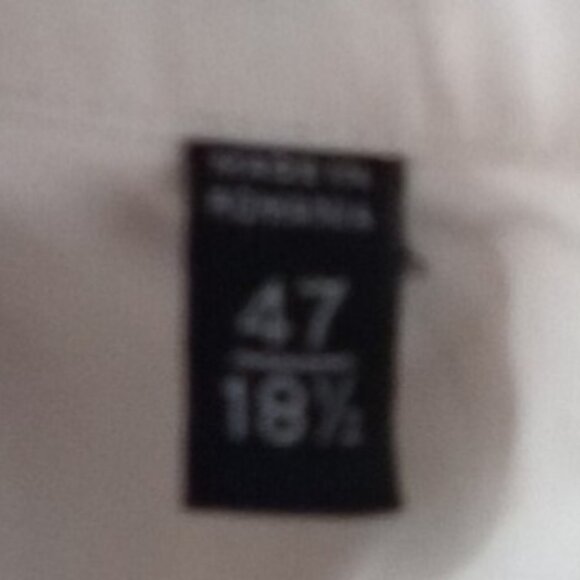 Ermenegildo Zegna Trofeo Dress Shirt Men’s  White Trofeo French Cuff 47 18 1/2 - Picture 6 of 13